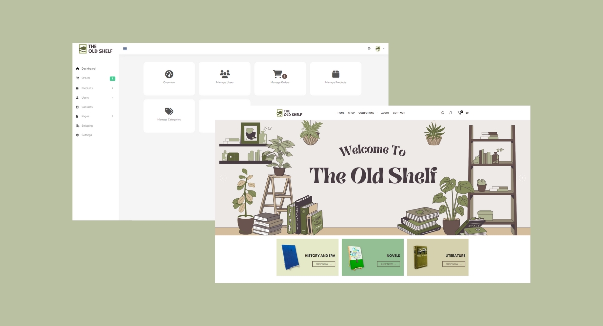 The Oldshelf Web Application